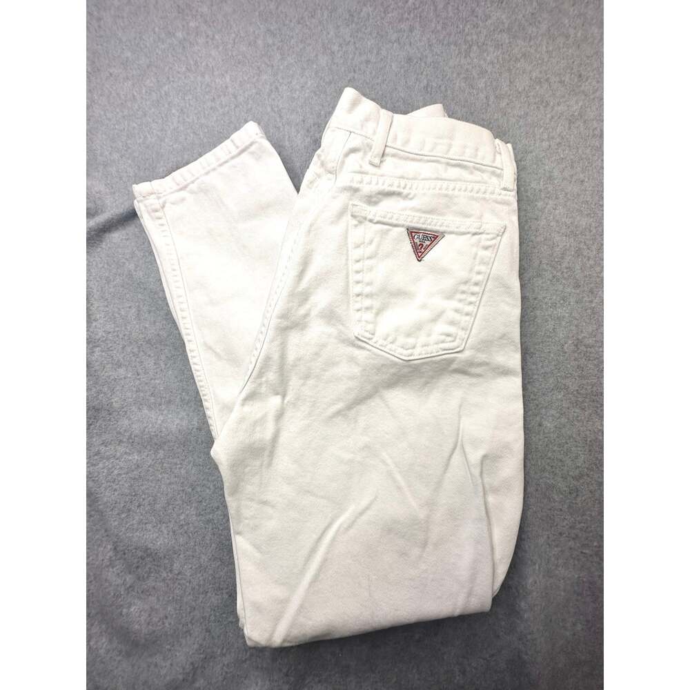 Guess Jeans High Rise Tapered 90s Cotton White 31
